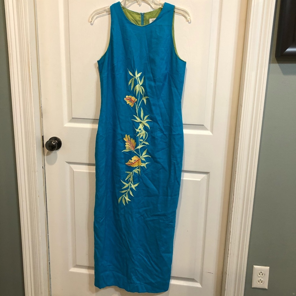 Giorgio Fiorelli Maxi Floral Dress Sz 7
